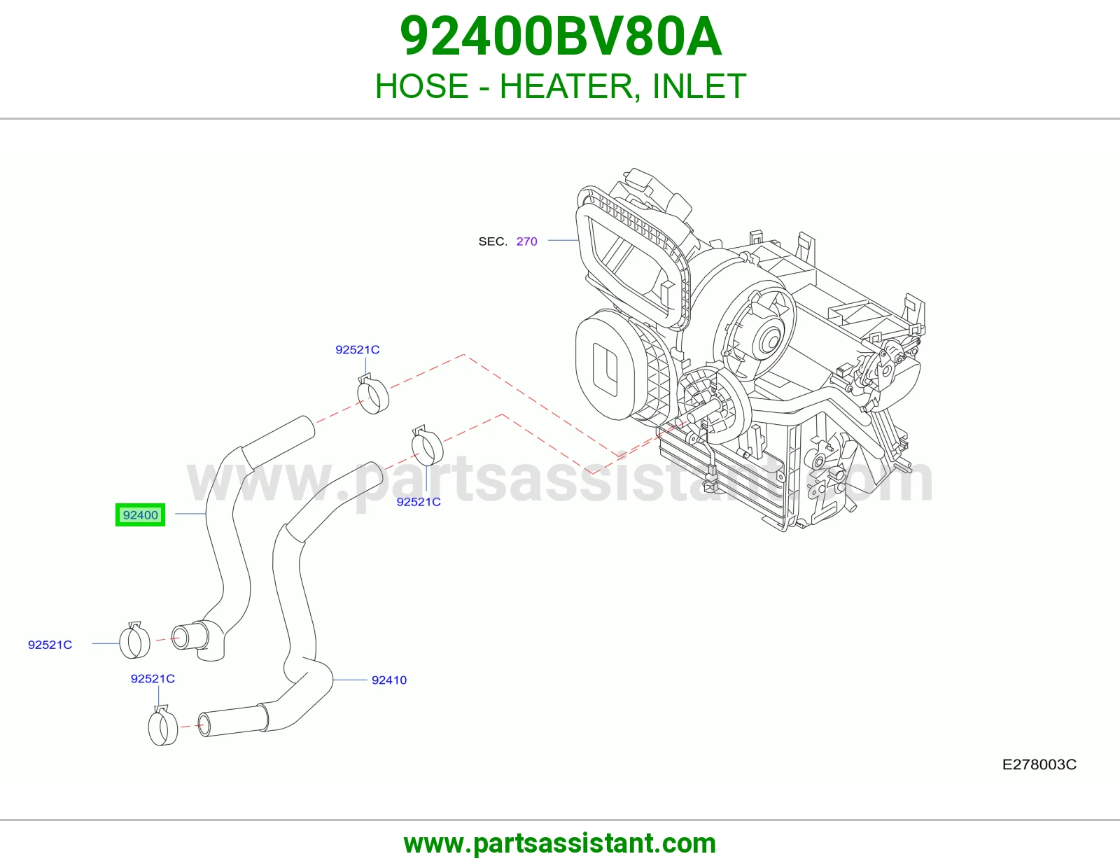 لي مكيف حار 92400BV80A