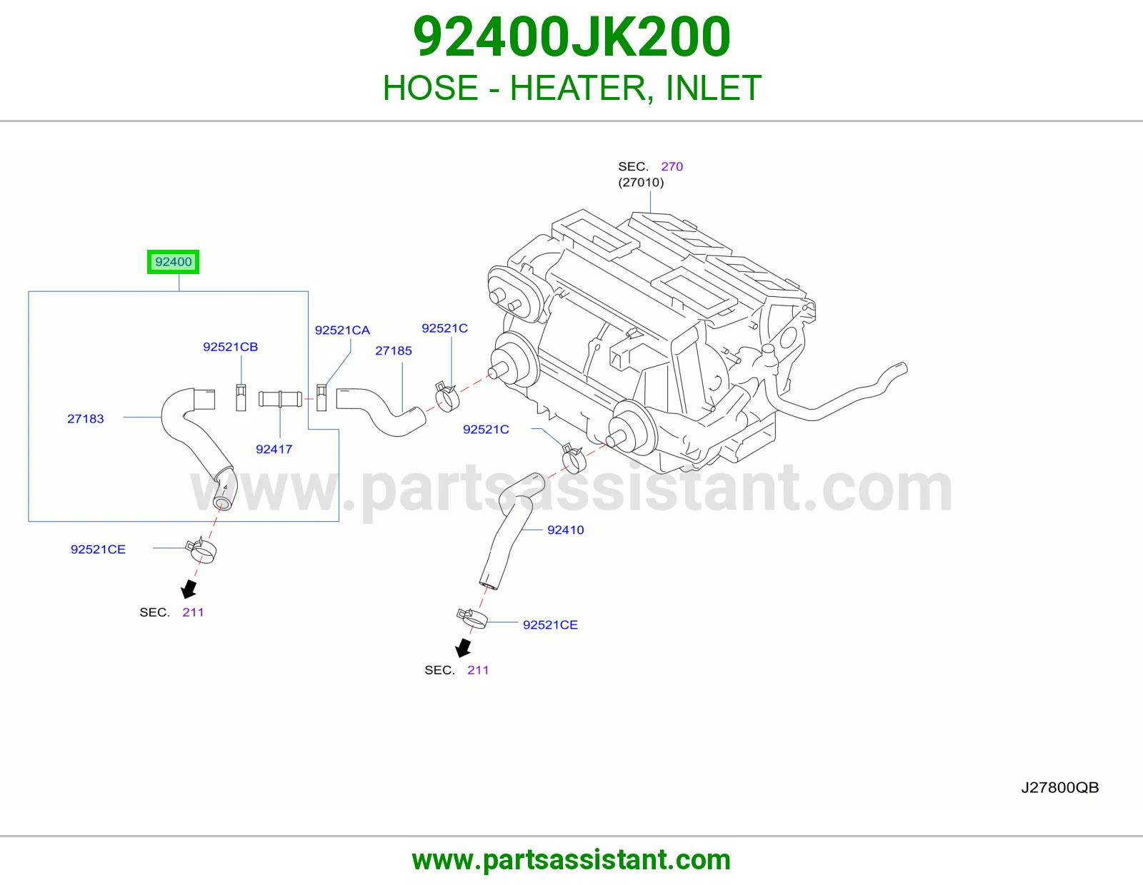 لي مكيف حار 92400JK200