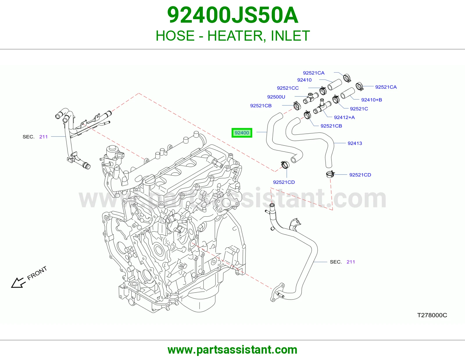 لي مكيف حار 92400JS50A