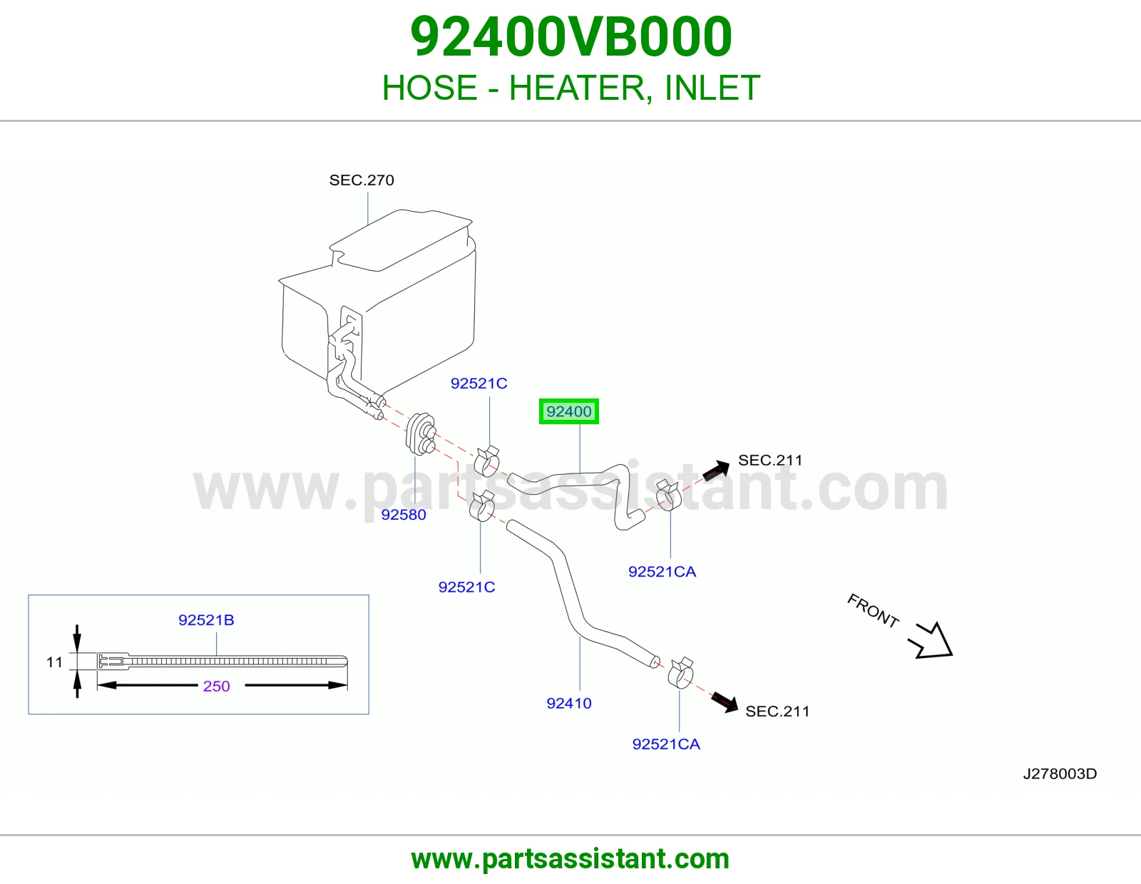 لي مكيف حار 92400VB000