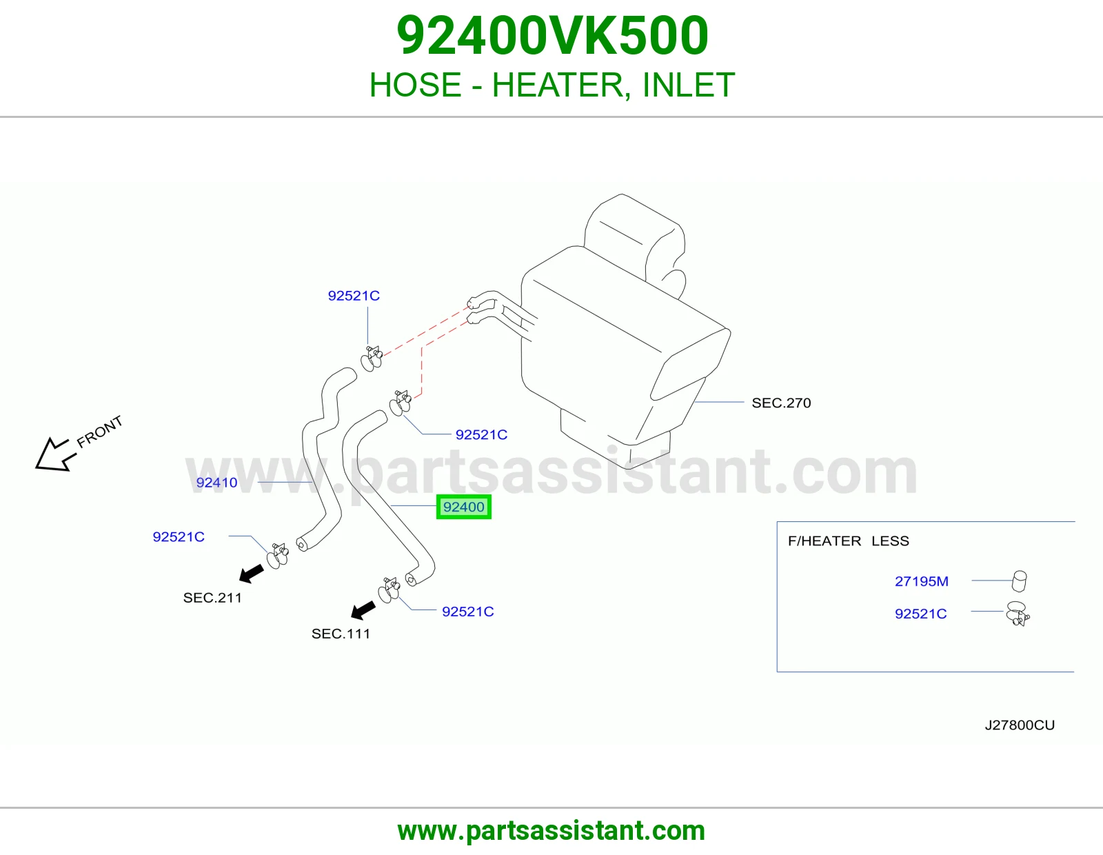 لي مكيف حار 92400VK500