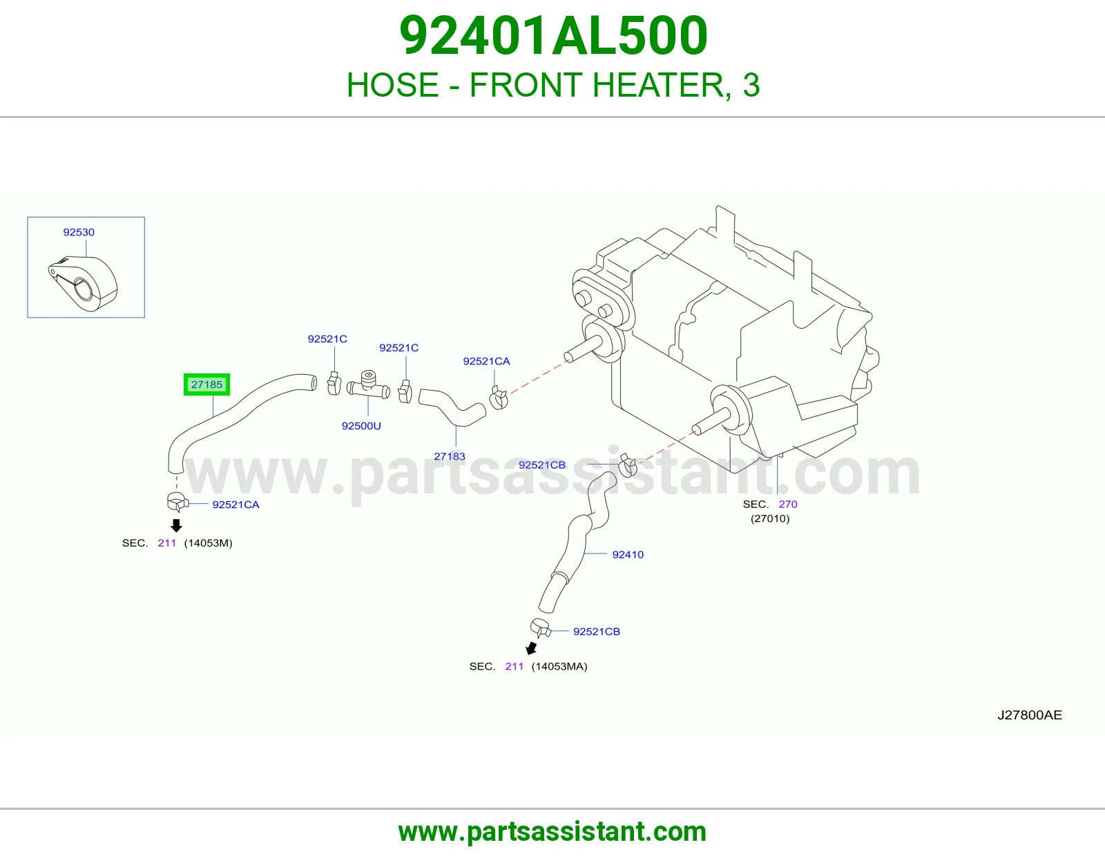 لي دفاية أمامية 3 92401AL500