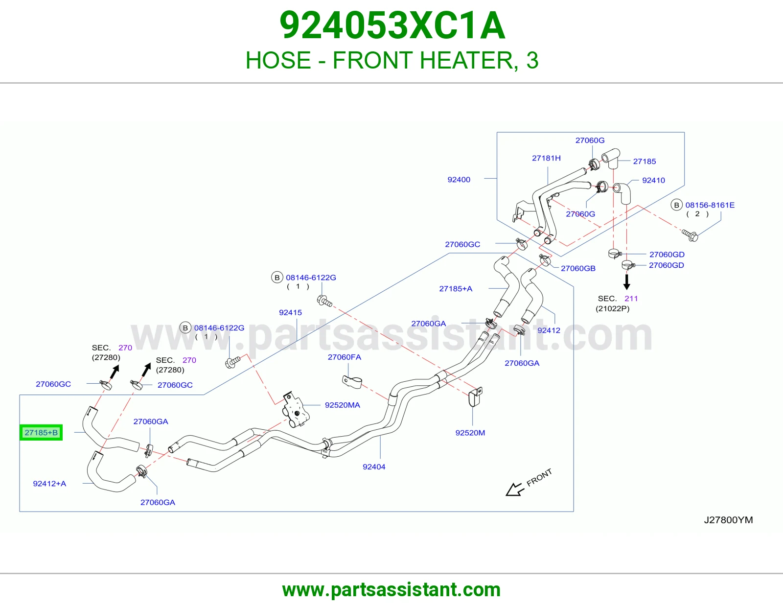 لي دفاية أمامية 3 924053XC1A