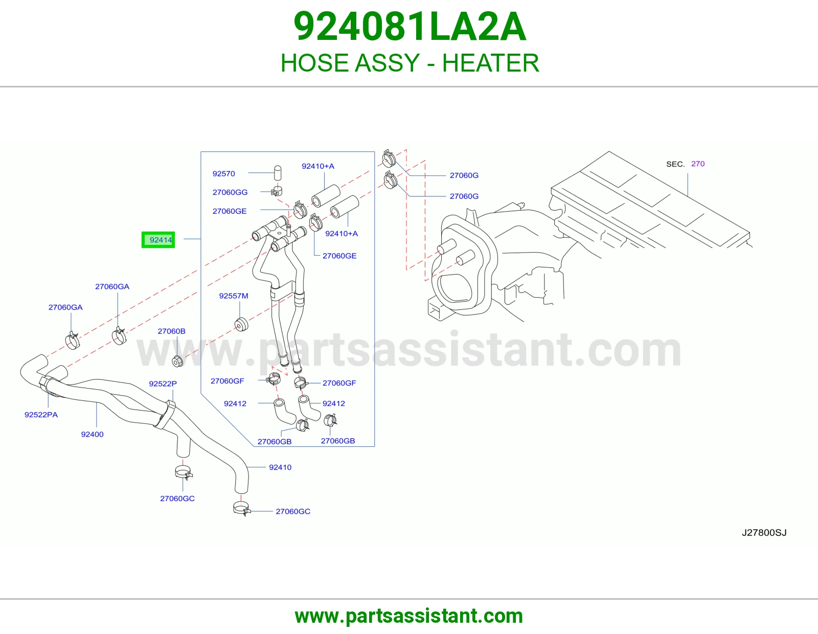 لي مكيف حار 924081LA2A