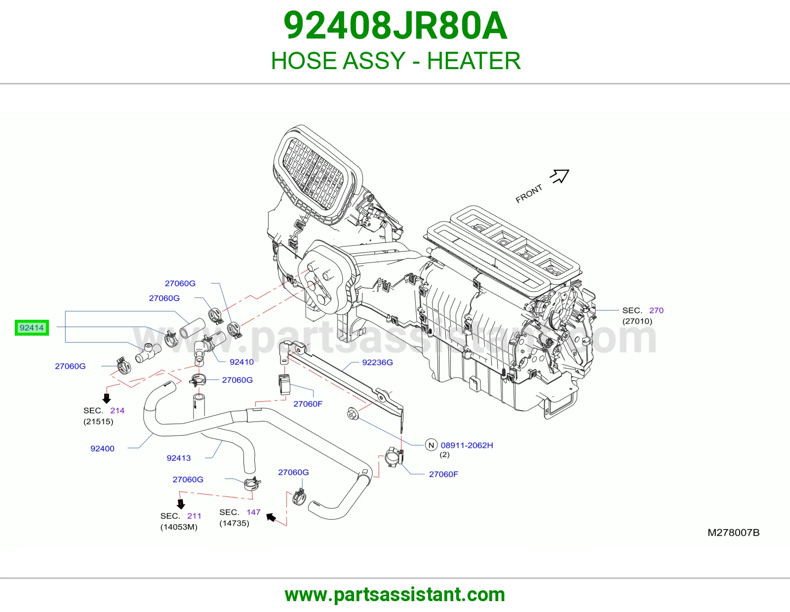 لي مكيف حار 92408JR80A