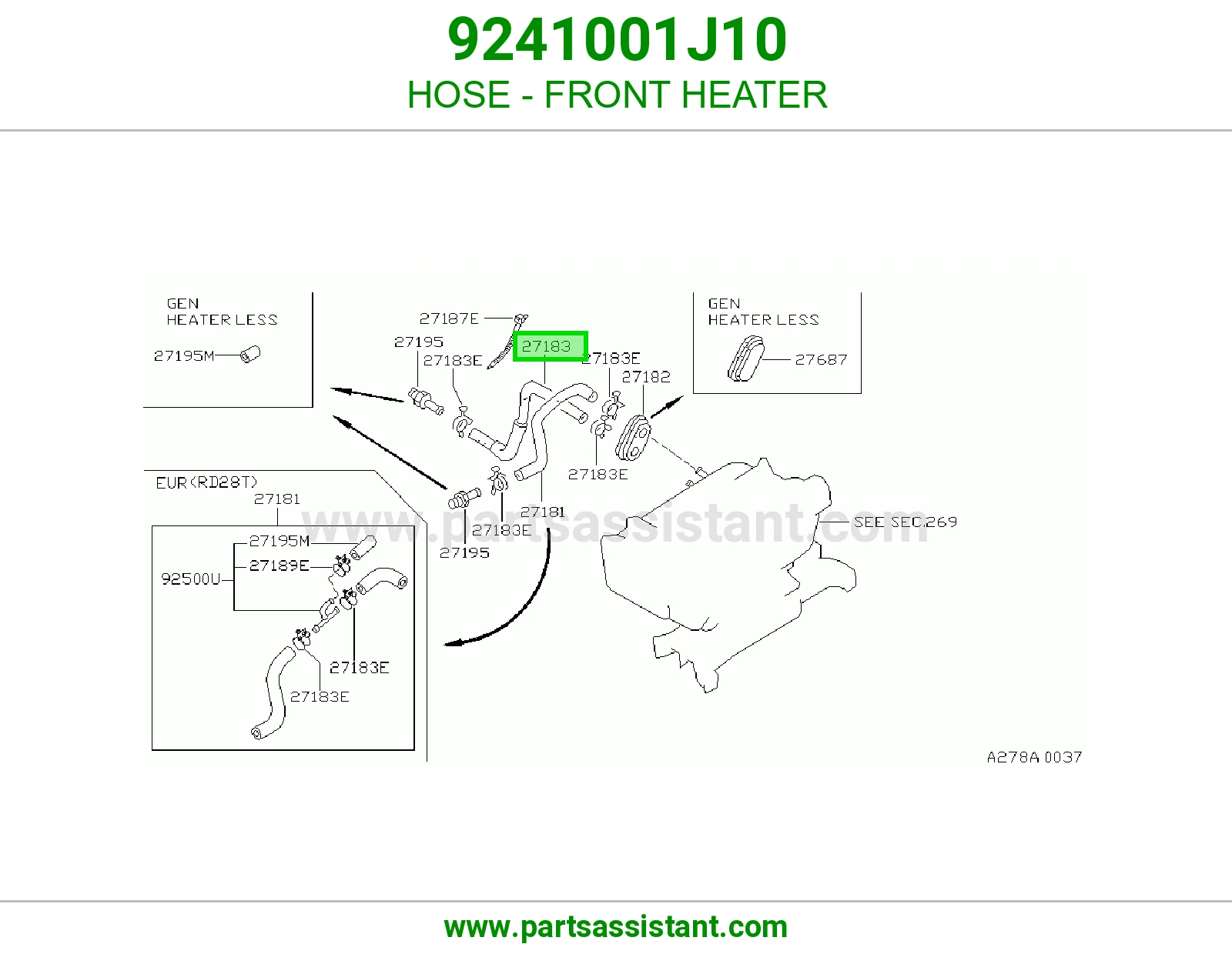 لي دفاية أمامي 9241001J10