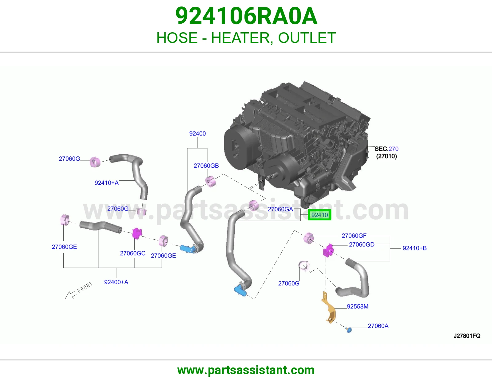 لي مكيف حار 924106RA0A