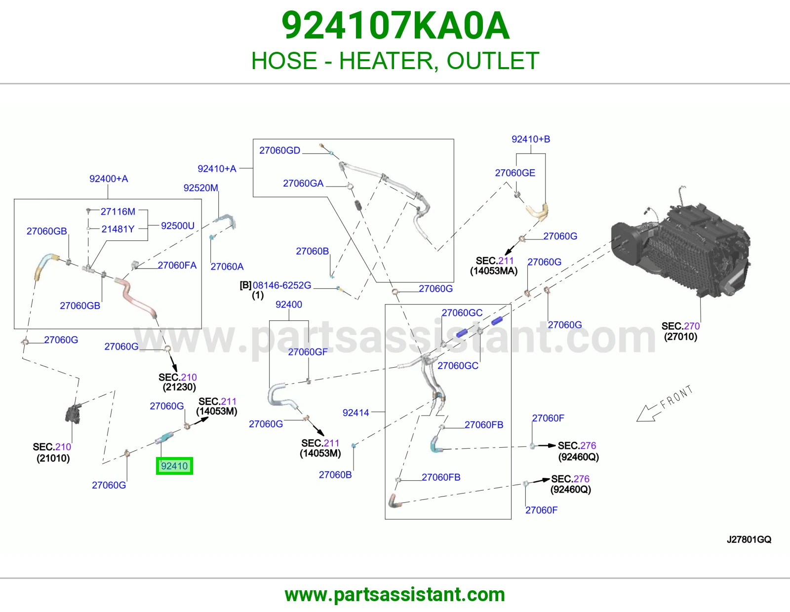 لي مكيف حار 924107KA0A
