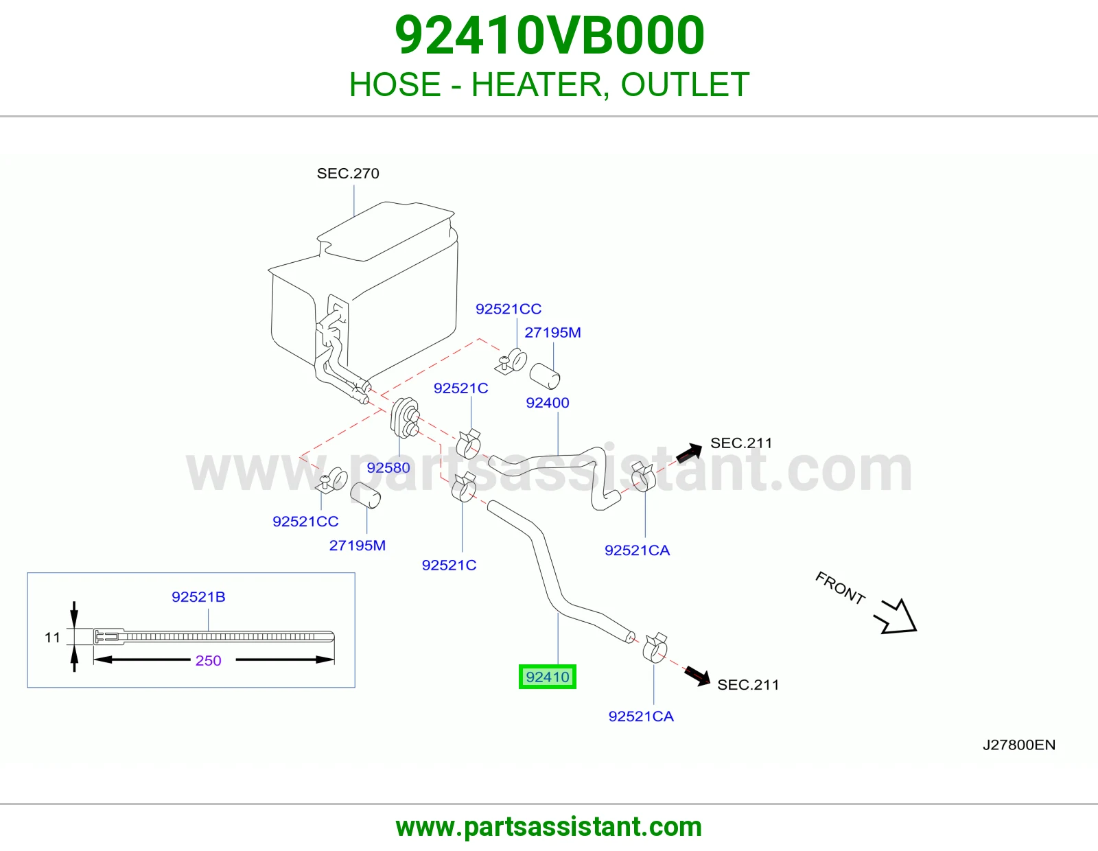 لي مكيف حار 92410VB000