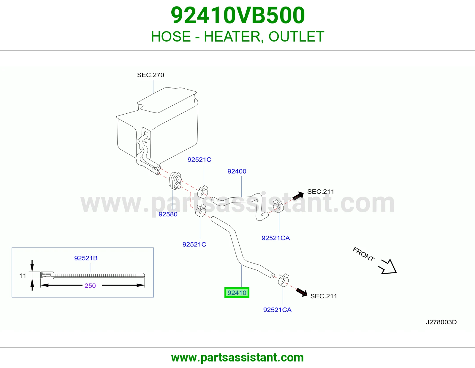 لي مكيف حار 92410VB500
