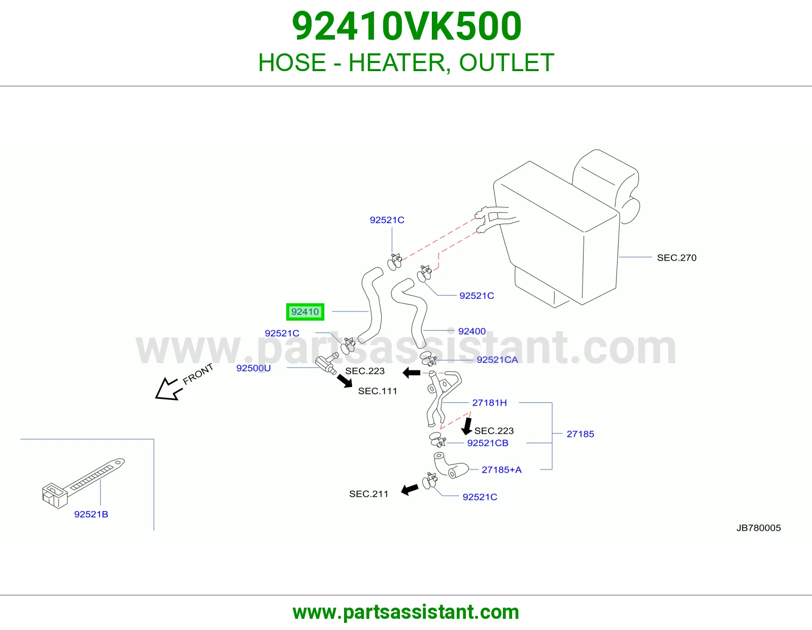 لي مكيف حار 92410VK500