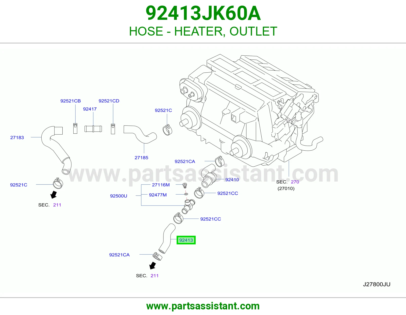 لي مكيف حار 92413JK60A