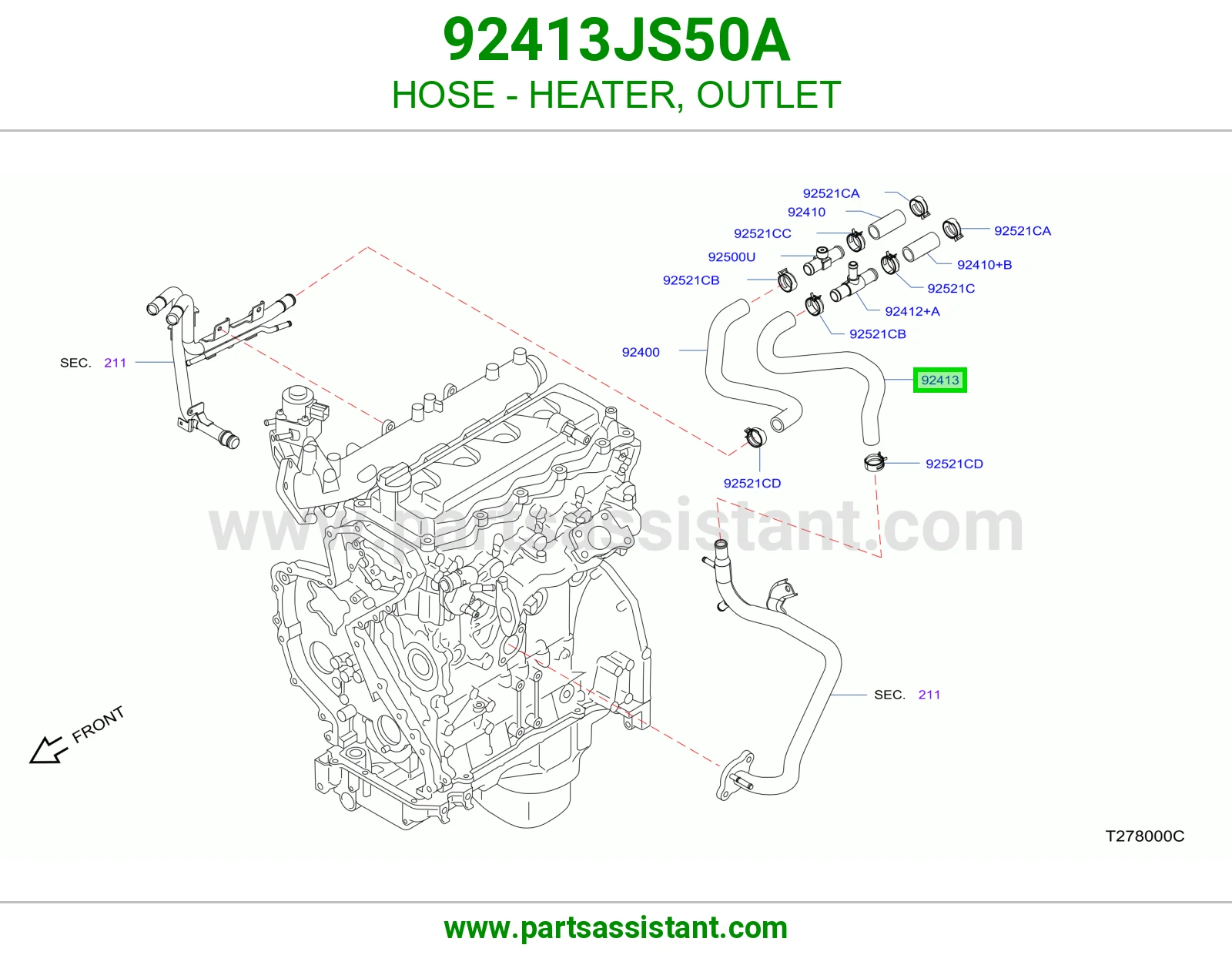 لي مكيف حار 92413JS50A