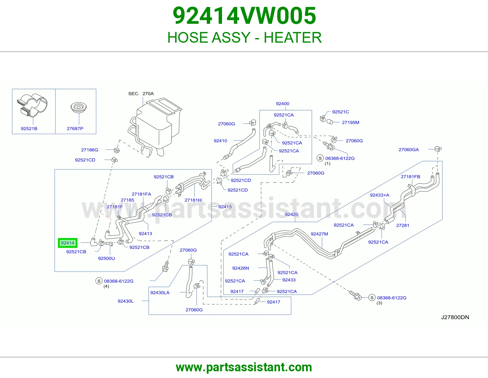 لي مكيف حار 92414VW005