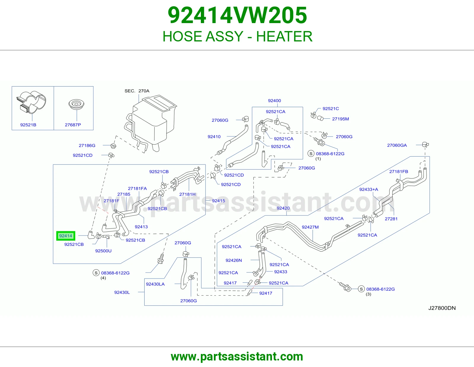 لي مكيف حار 92414VW205