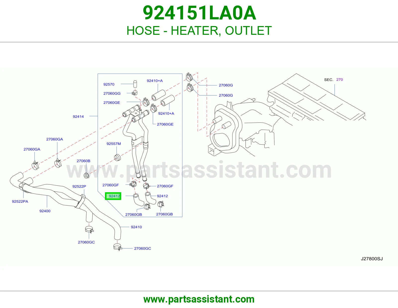 لي مكيف حار 924151LA0A