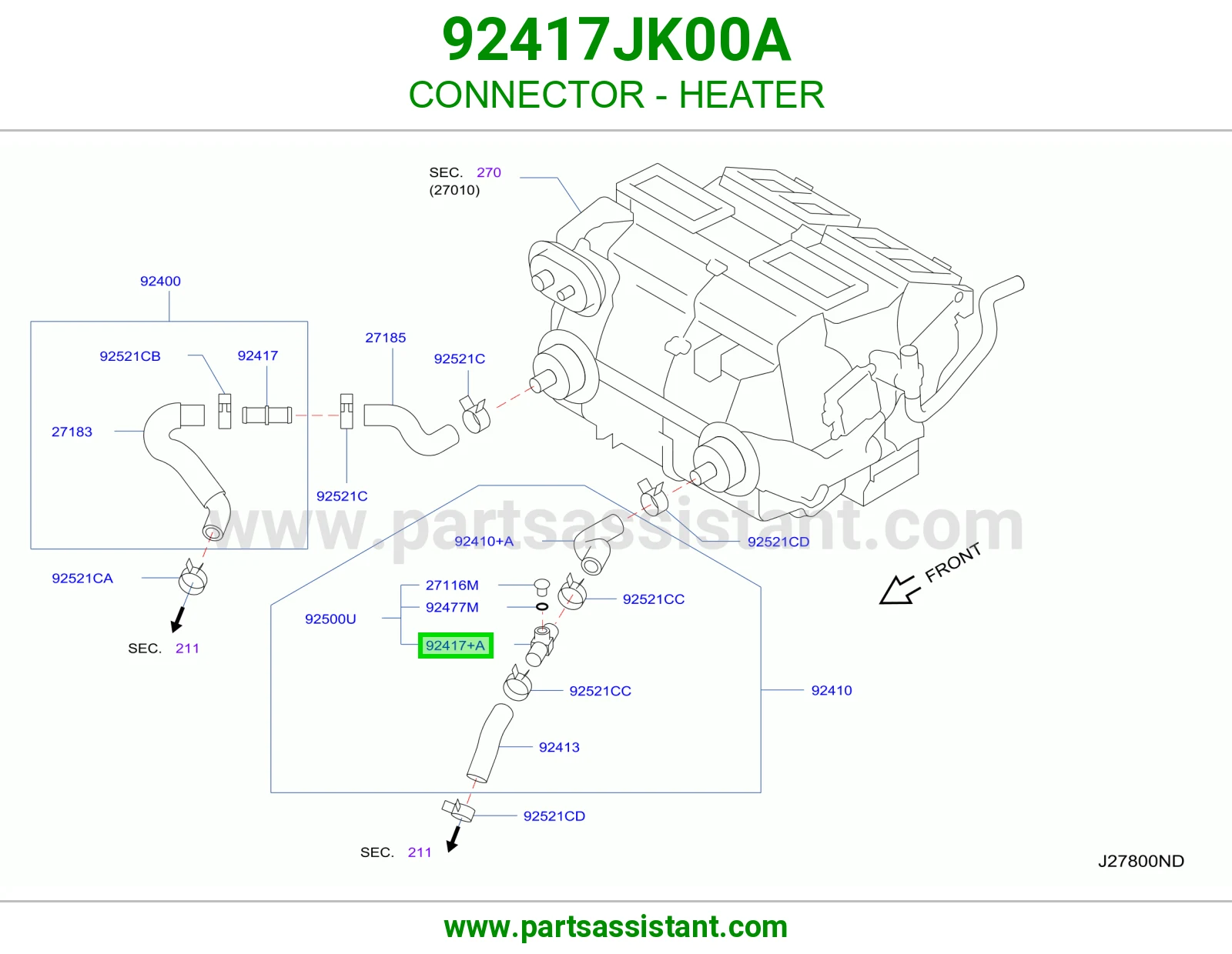 فيش دفاية 92417JK00A