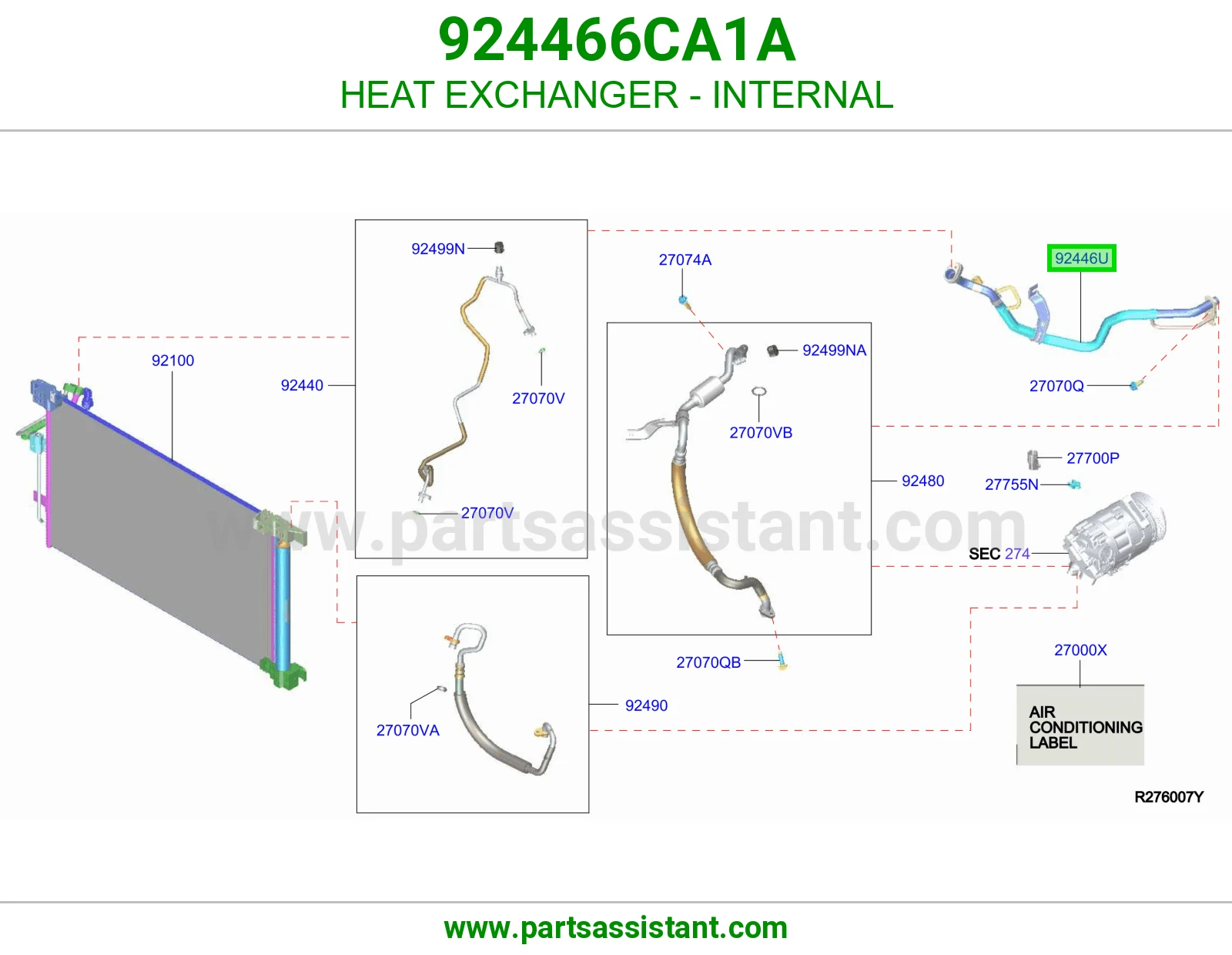مبادل حراري داخلي 924466CA1A