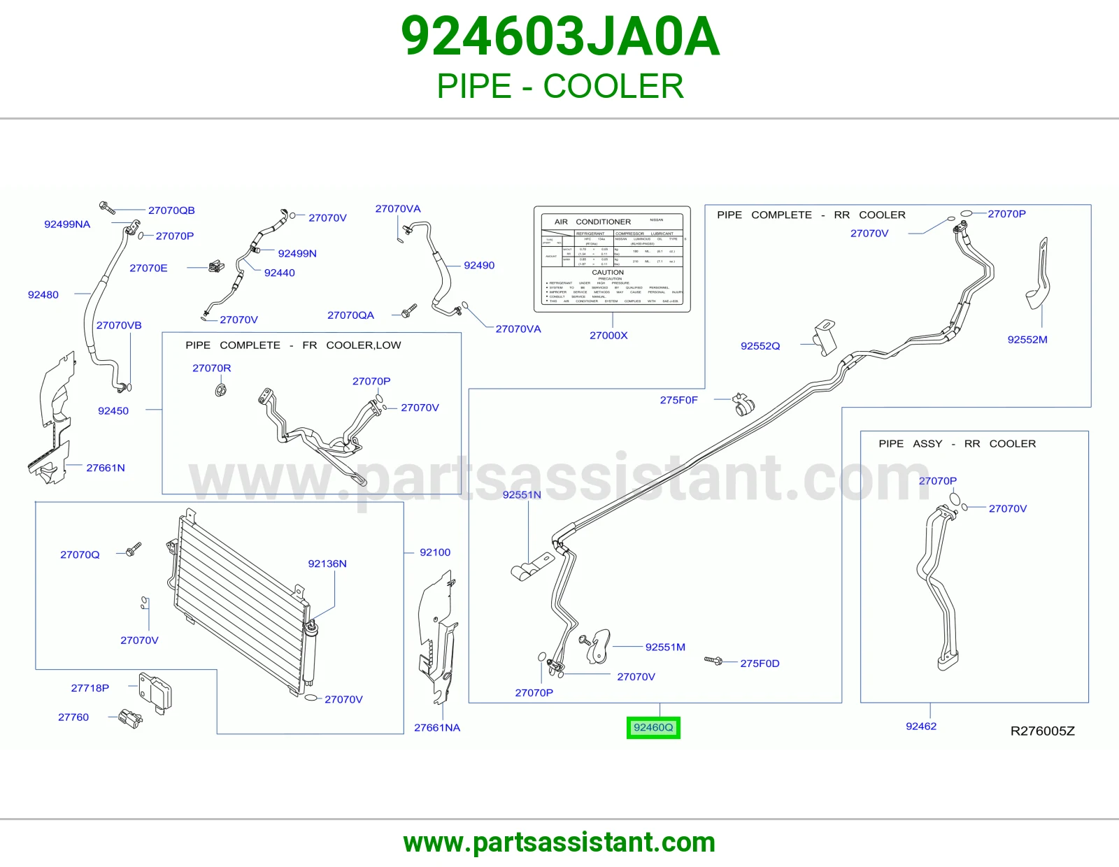 ماسورة مبرد 924603JA0A