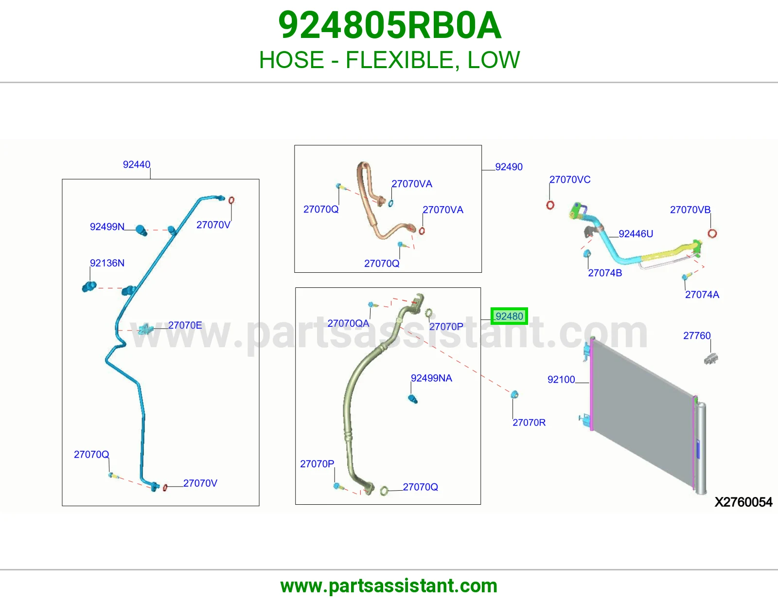 لي كمبروسر مكيف المنخفض 924805RB0A