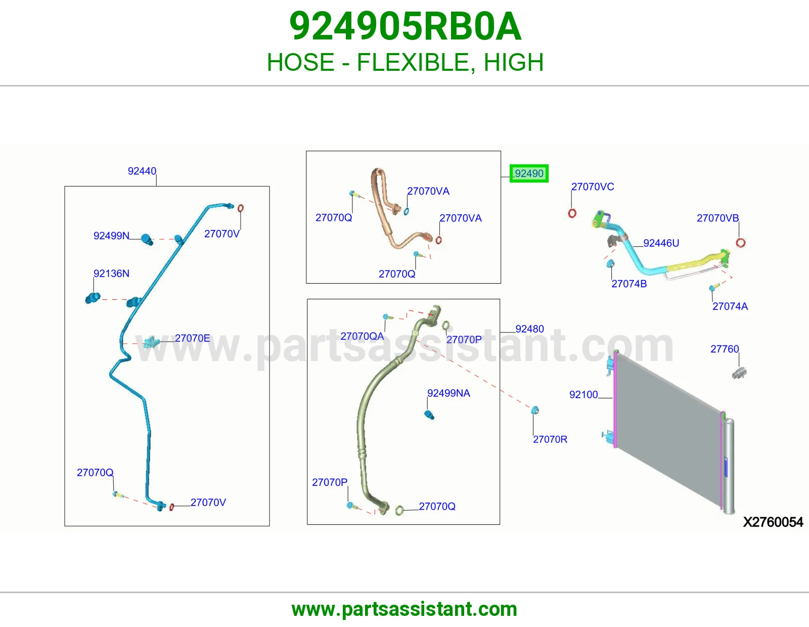 لي كمبروسر مكيف العالي 924905RB0A