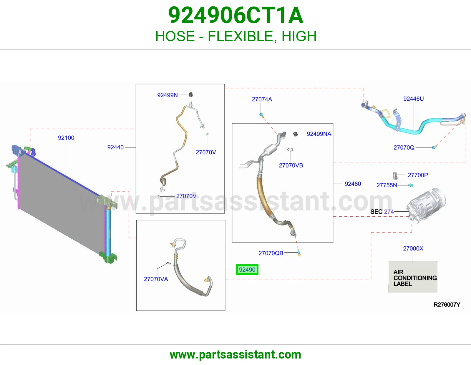 لي كمبروسر مكيف العالي 924906CT1A