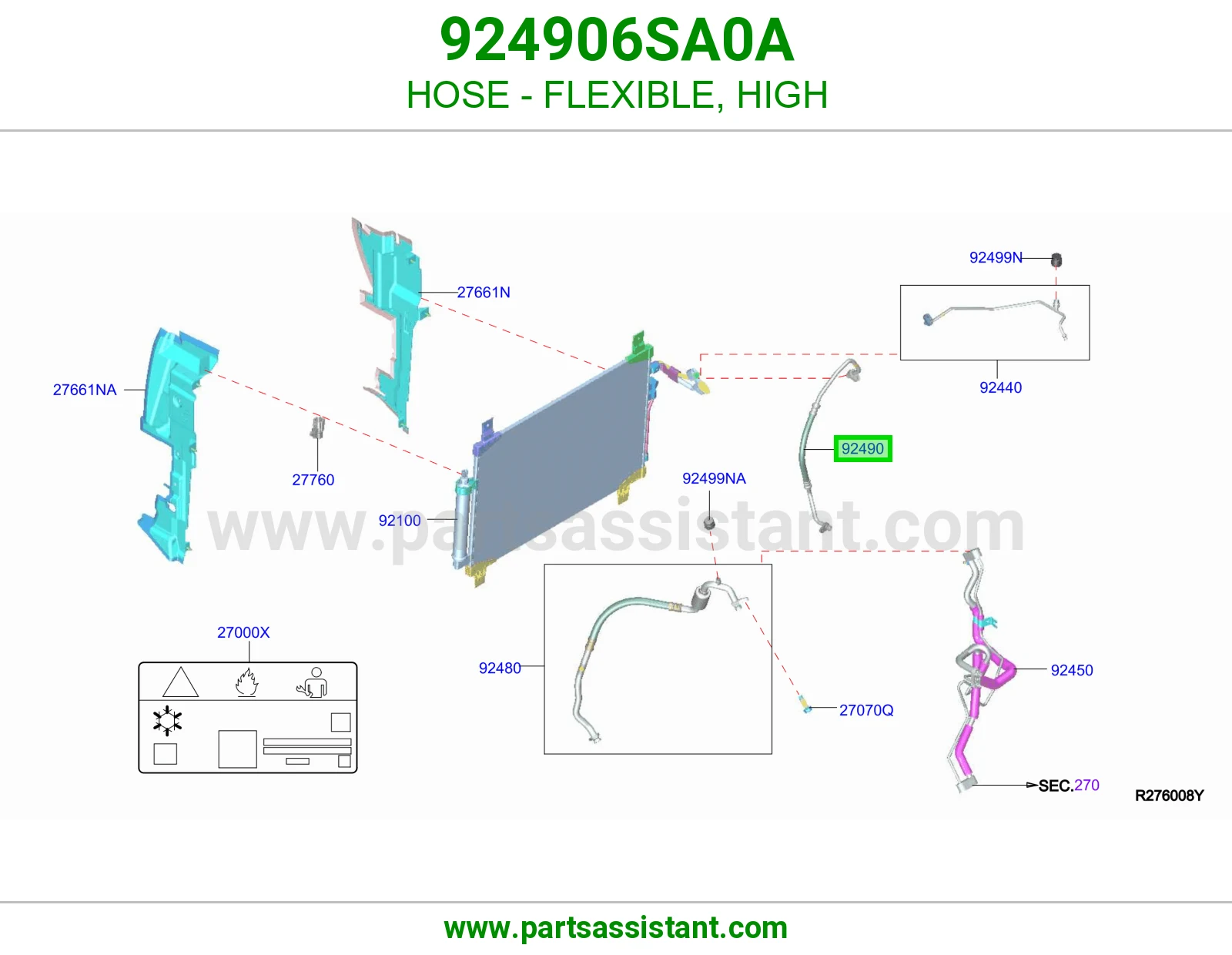 لي كمبروسر مكيف العالي 924906SA0A