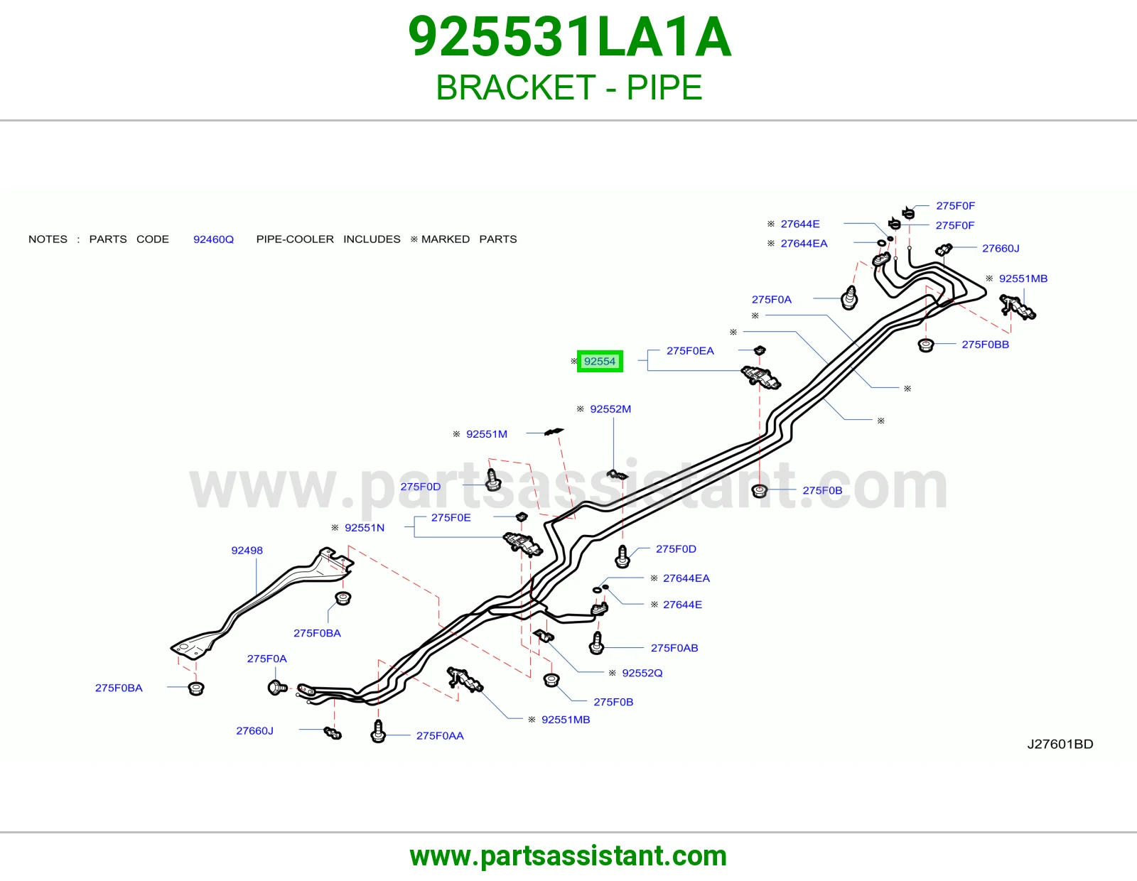 قاعدة ماسورة 925531LA1A