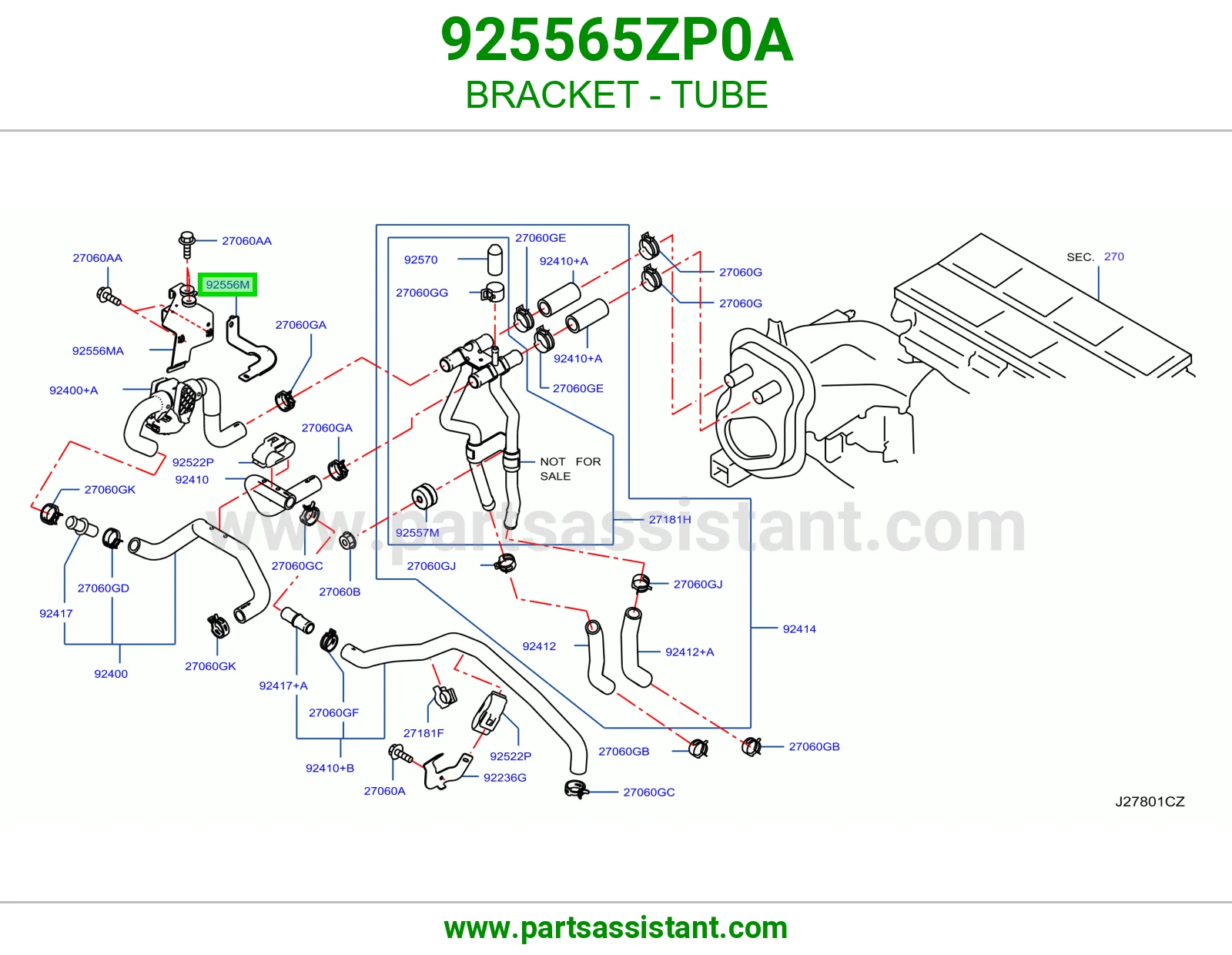 قاعدة ماسورة 925565ZP0A