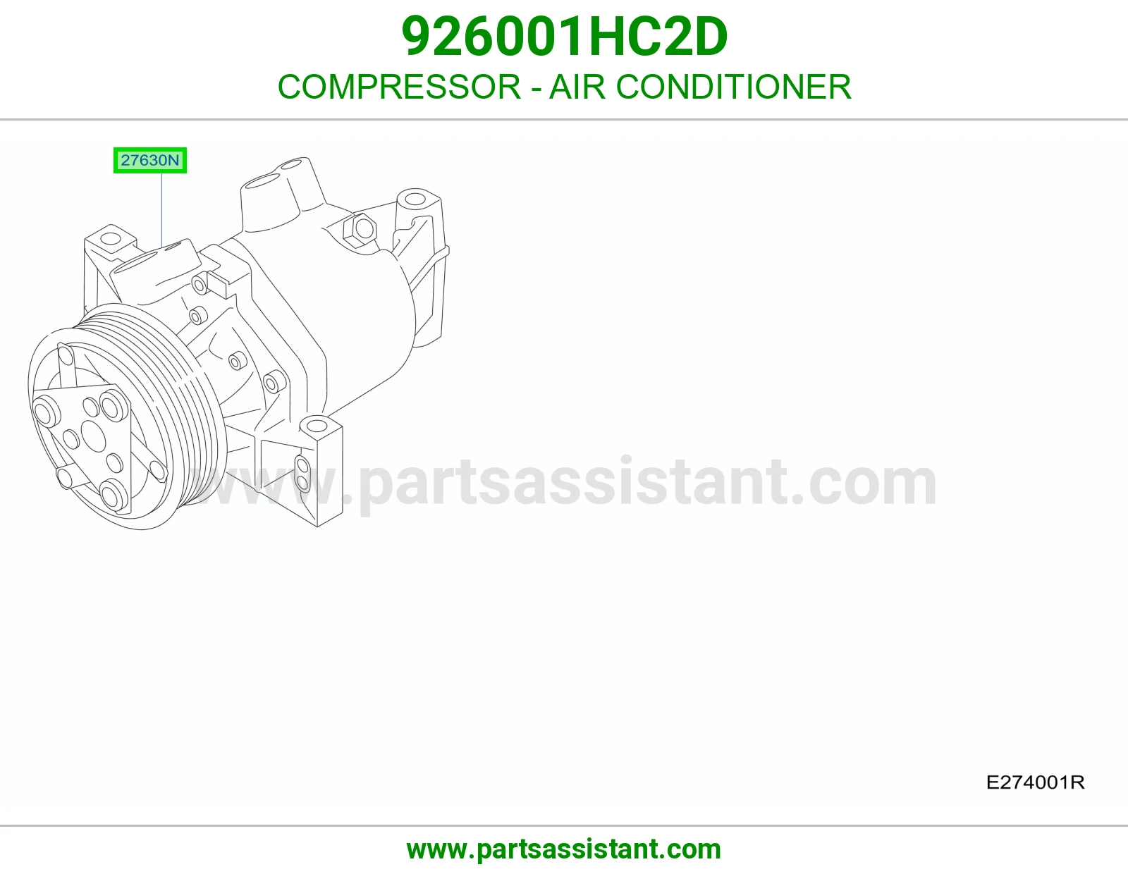 كمبروسر مكيف 926001HC2D