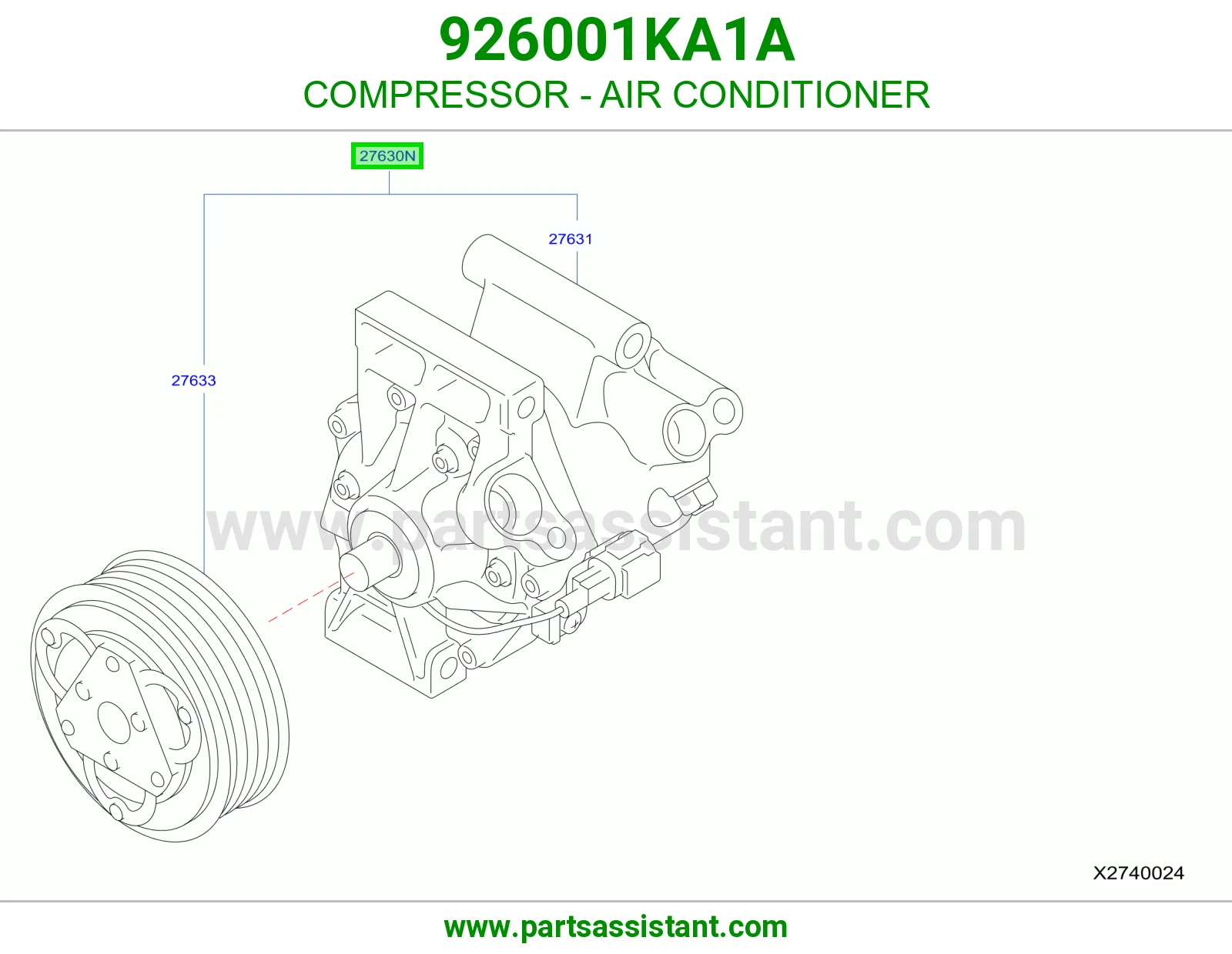 كمبروسر مكيف 926001KA1A