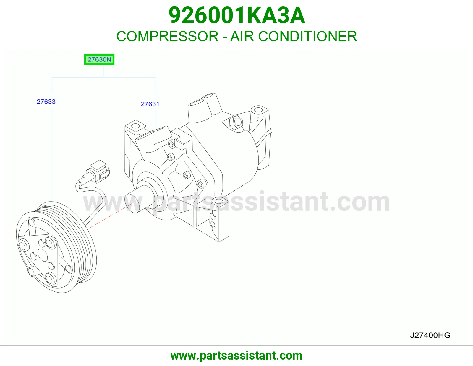 كمبروسر مكيف 926001KA3A