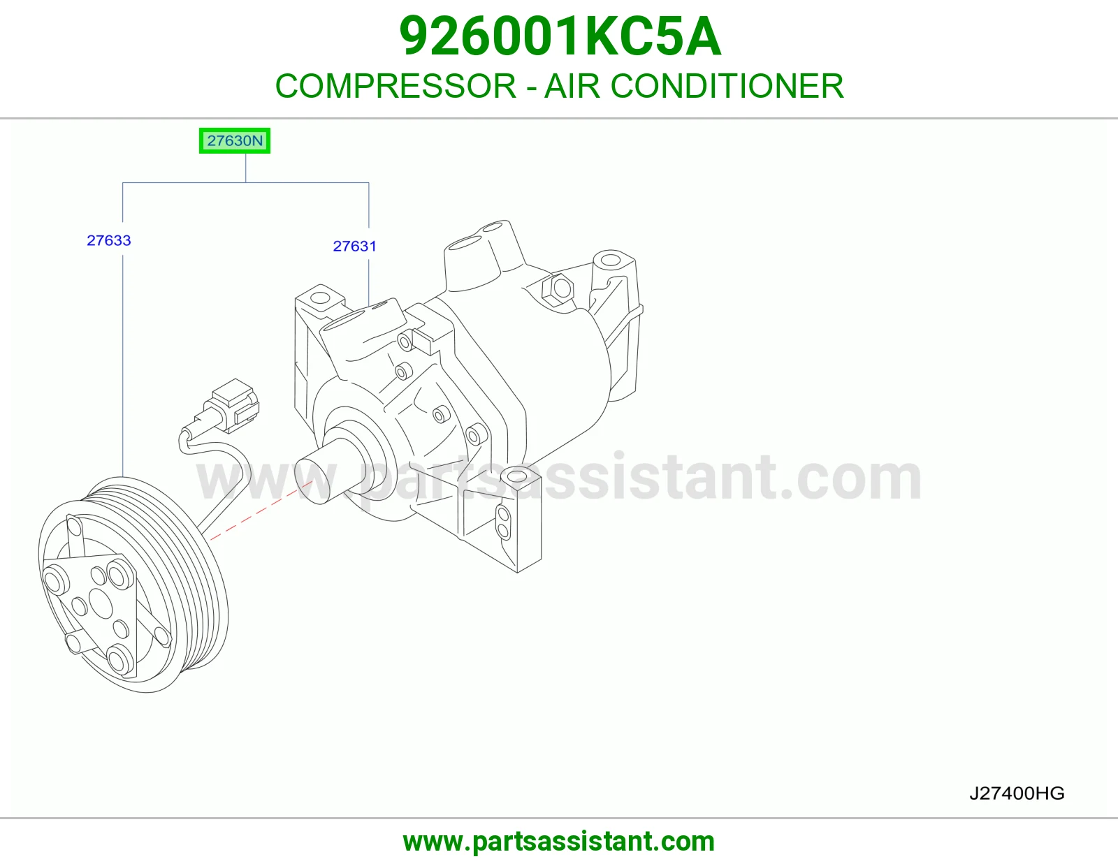 كمبروسر مكيف 926001KC5A