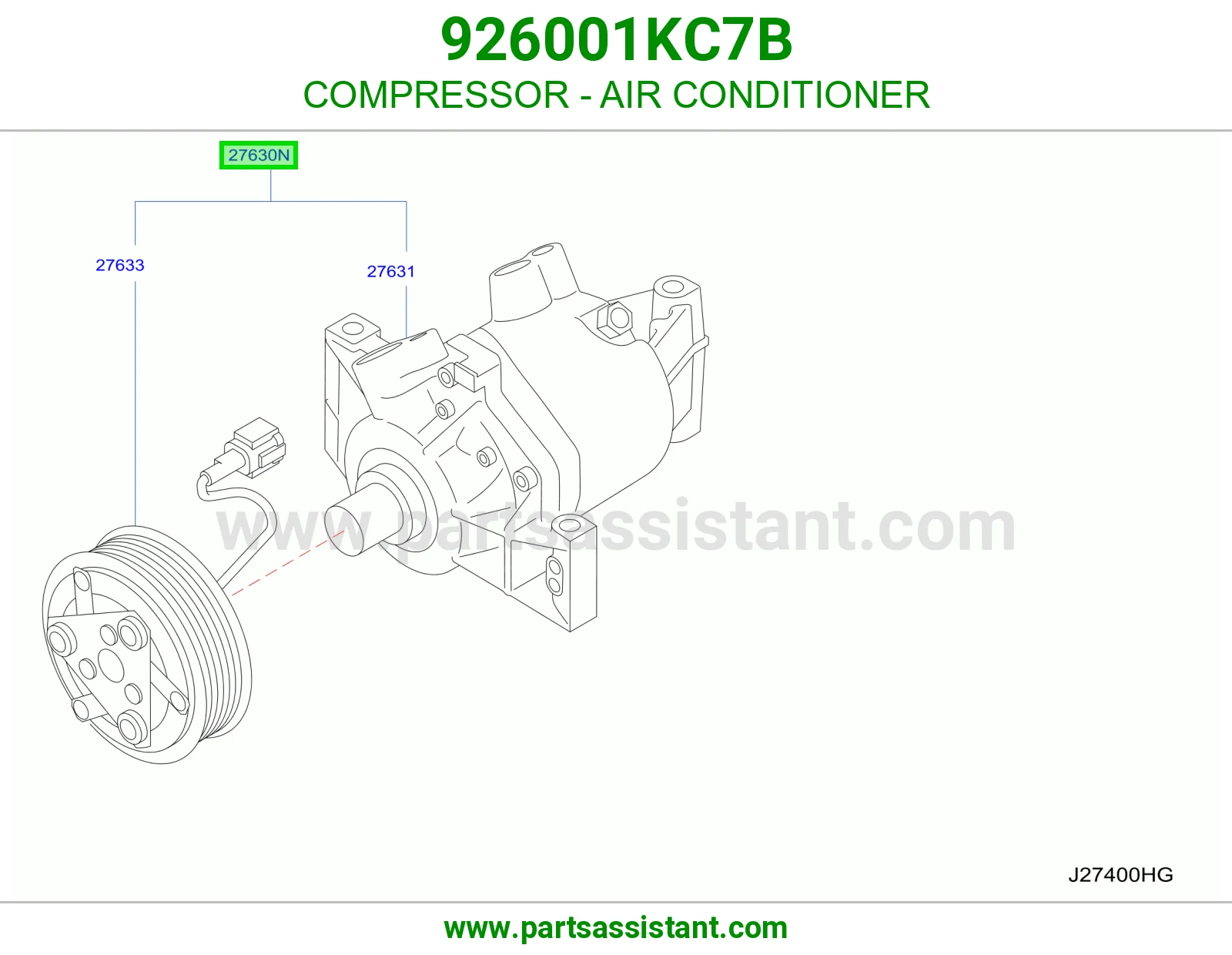 كمبروسر مكيف 926001KC7B