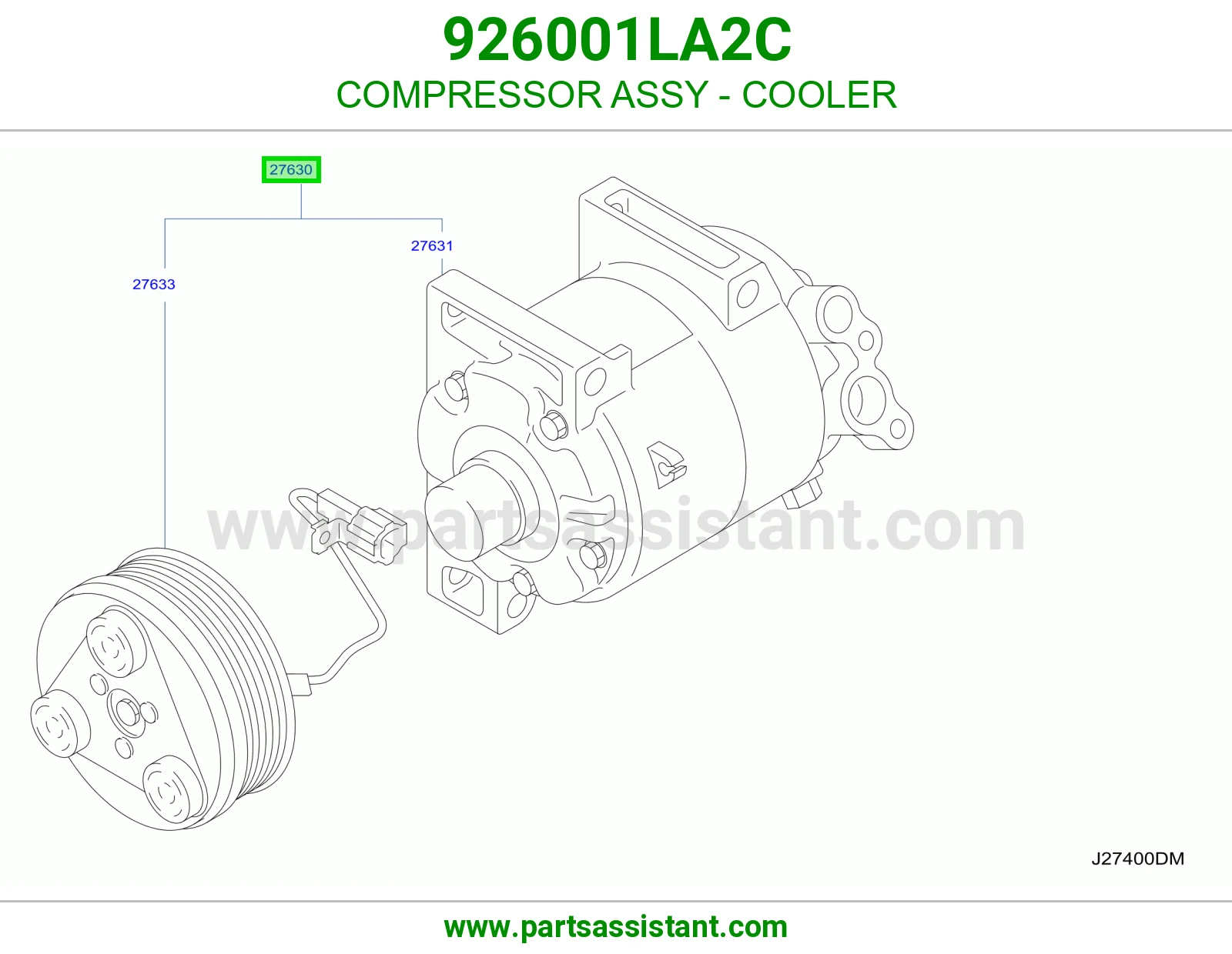 كمبروسر مكيف 926001LA2C
