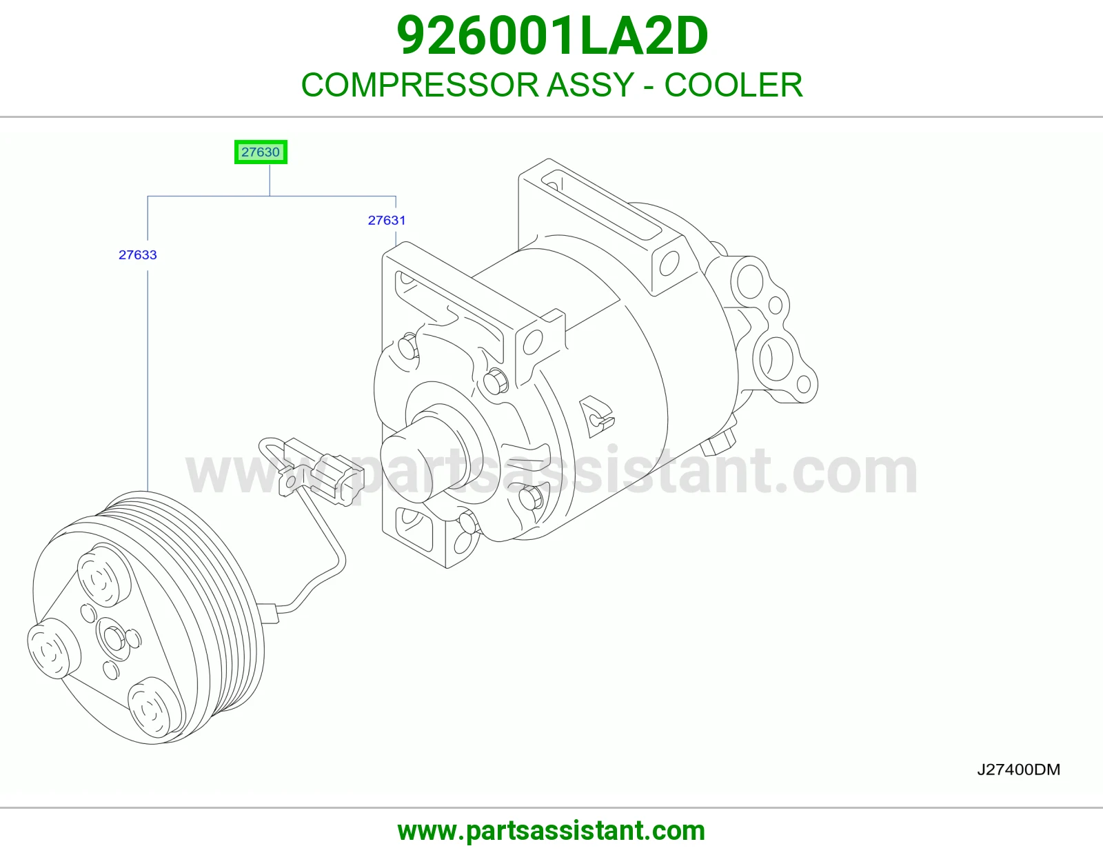 كمبروسر مكيف 926001LA2D
