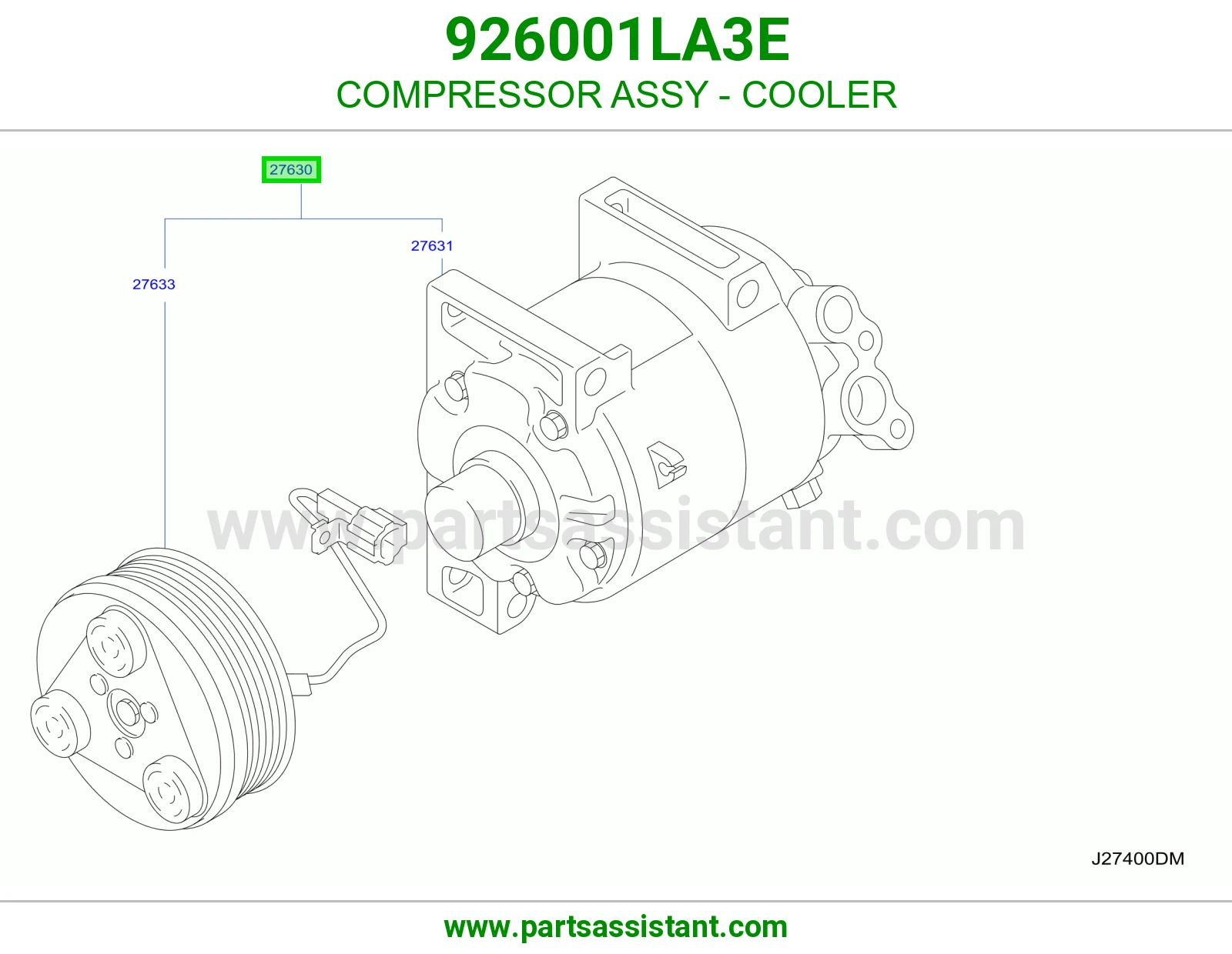 كمبروسر مكيف 926001LA3E