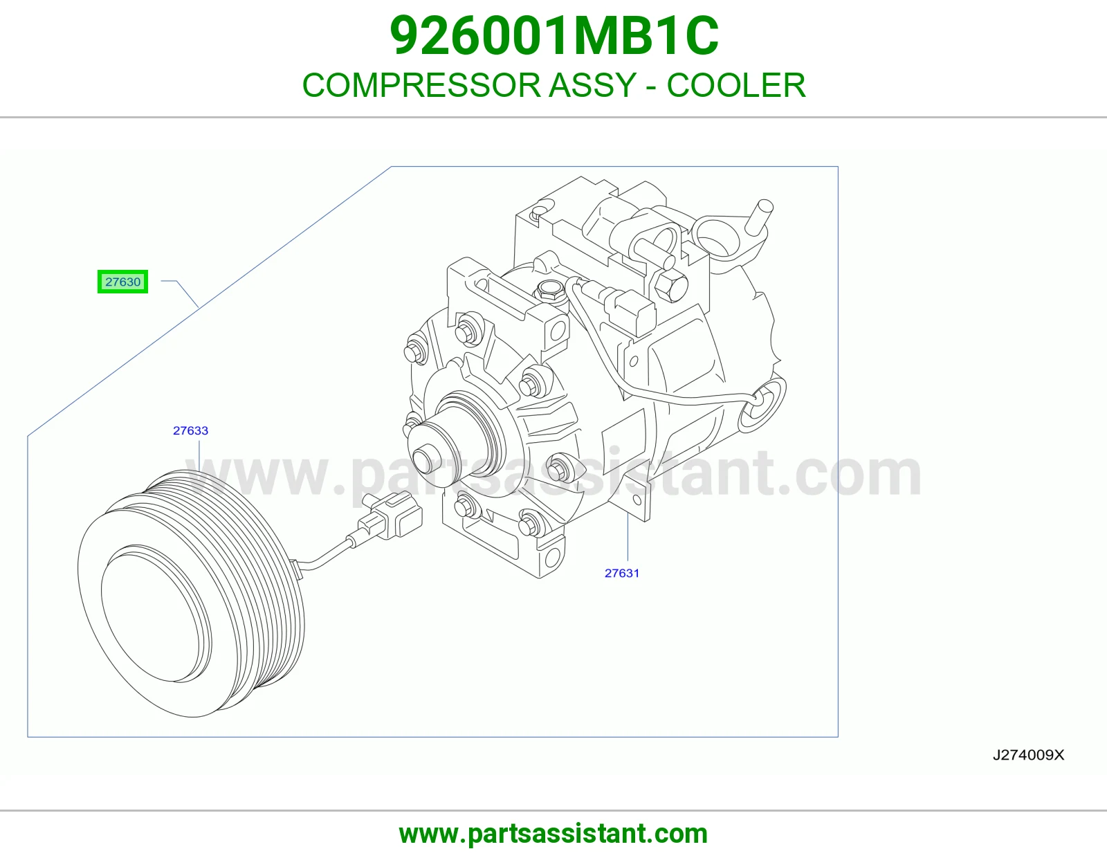 كمبروسر مكيف 926001MB1C