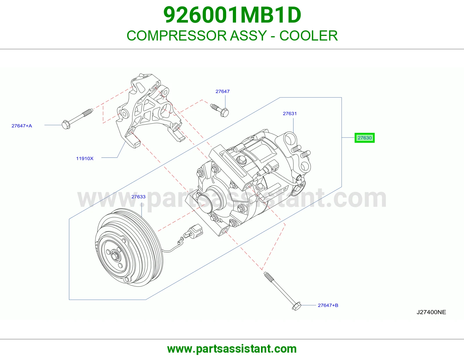 كمبروسر مكيف 926001MB1D