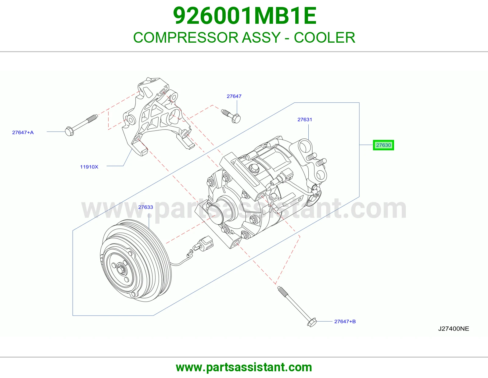 كمبروسر مكيف 926001MB1E