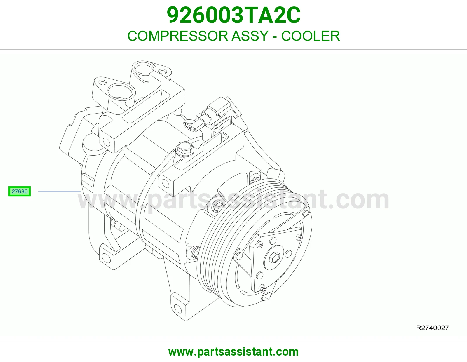 كمبروسر مكيف 926003TA2C