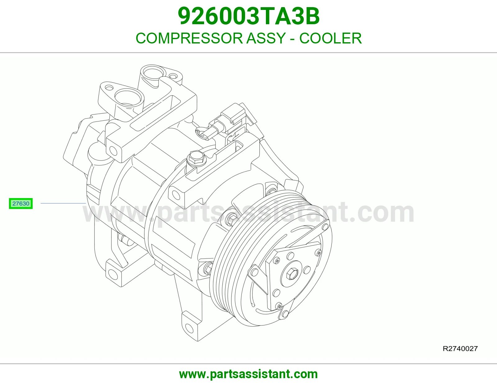 كمبروسر مكيف 926003TA3B