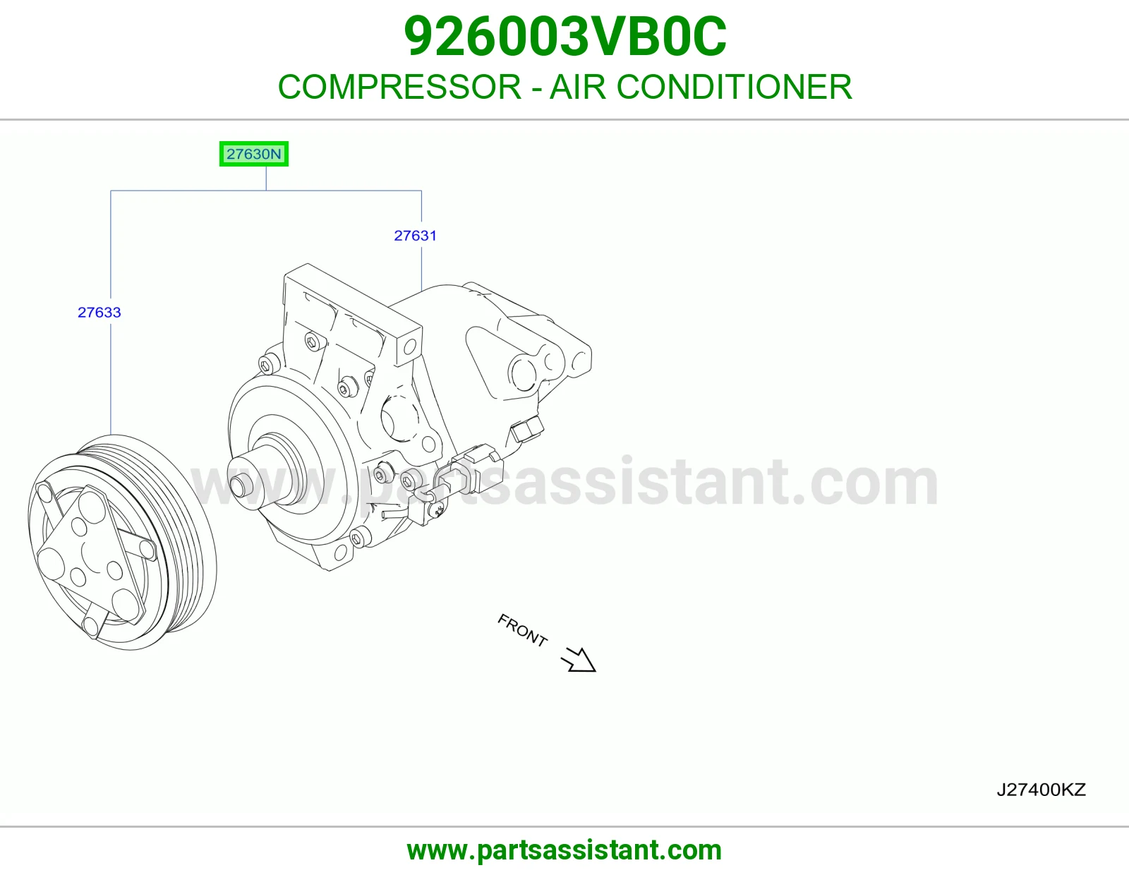 كمبروسر مكيف 926003VB0C