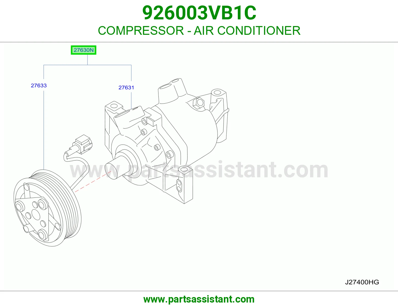 كمبروسر مكيف 926003VB1C