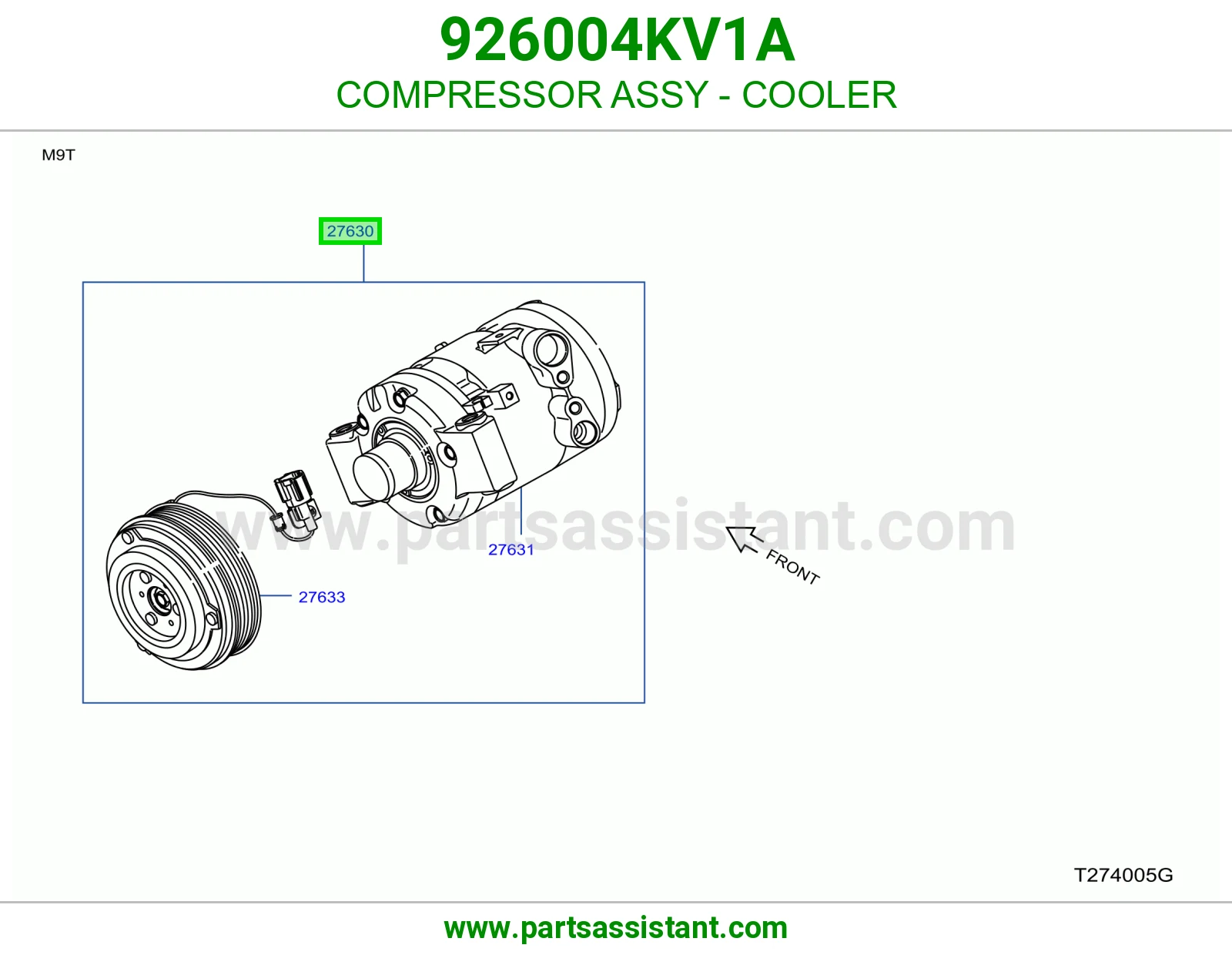 كمبروسر مكيف 926004KV1A