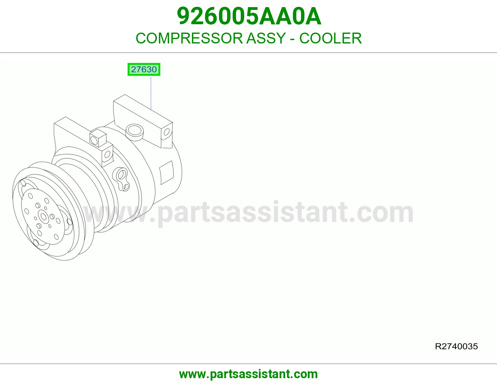 كمبروسر مكيف 926005AA0A