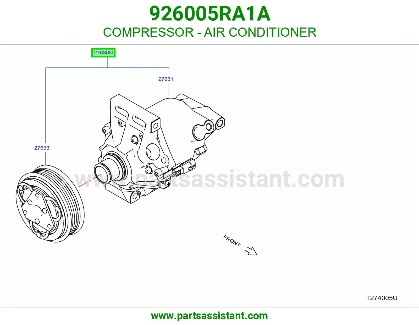 كمبروسر مكيف 926005RA1A