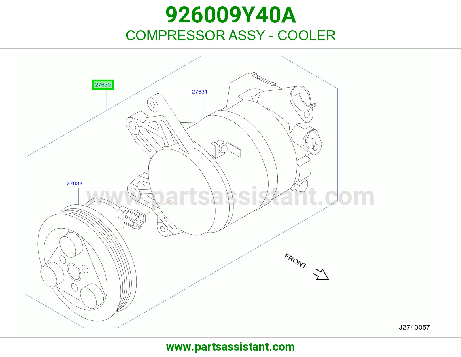 كمبروسر مكيف 926009Y40A