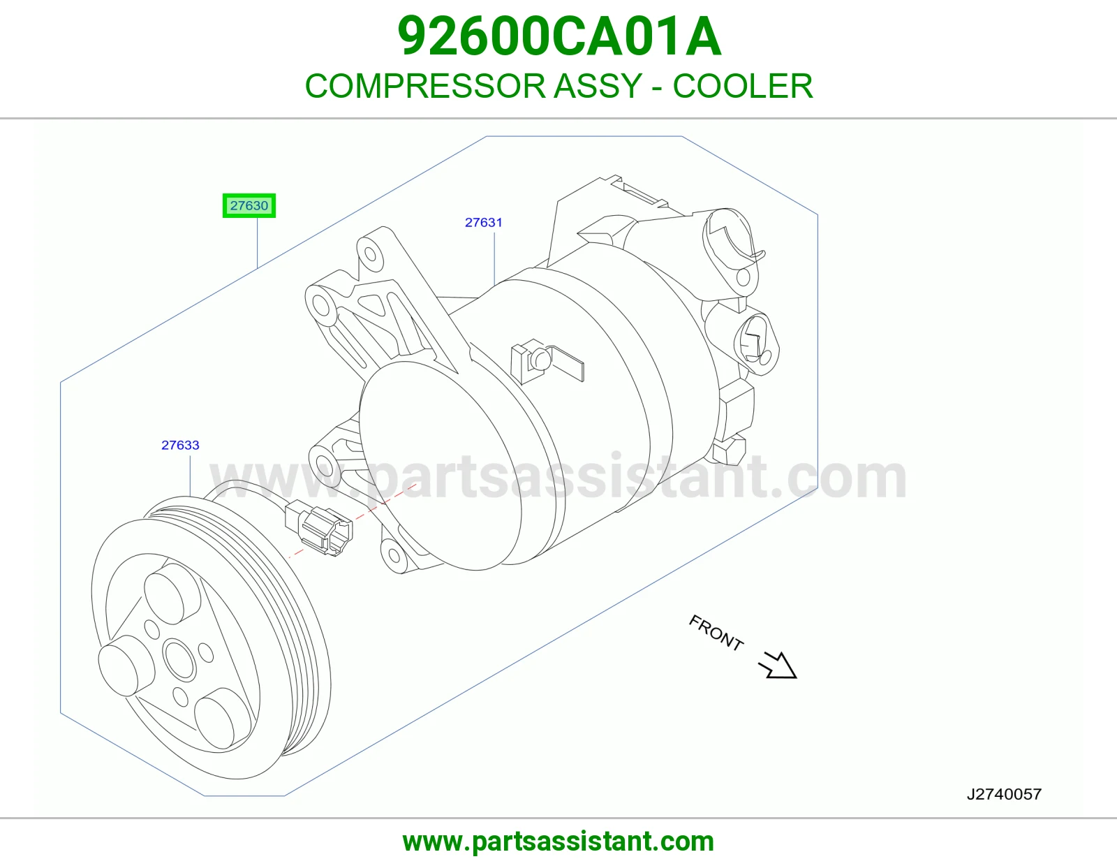 كمبروسر مكيف 92600CA01A