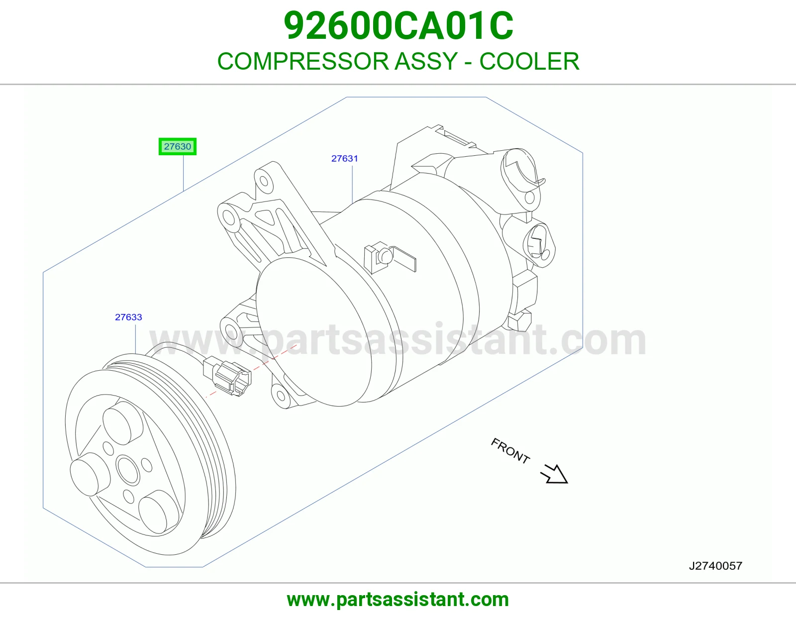 كمبروسر مكيف 92600CA01C